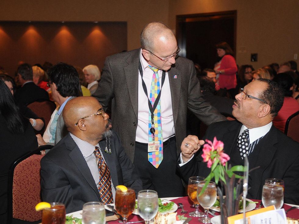 20, Homeless Coalition luncheon April 2013 Rudy Rasmus, Steven Kirland, Keith Bynam