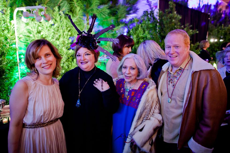 20 Jackie Ford, from left, Laura Peters and Pat and Whit Adams at the Orange Show Gala November 2014