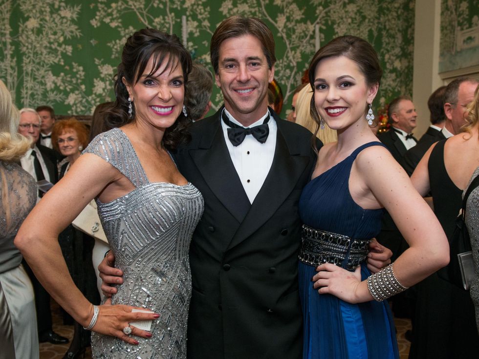 20 Kathy and Stuart Dupuy, from left, with Grace Dupuy at the Trees of Hope Gala November 2014