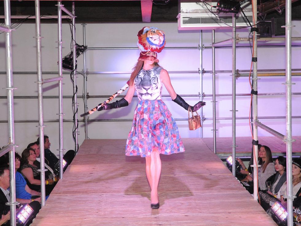 20 model at Diverseworks' Fashion Fete