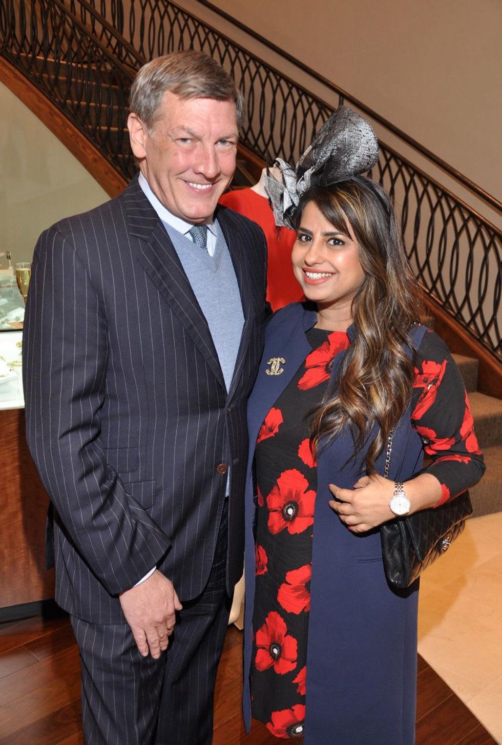 20 Neal Hamil and Ruchi Mukherjee at the Third International Mothers Day Soiree Kick-off March 2015