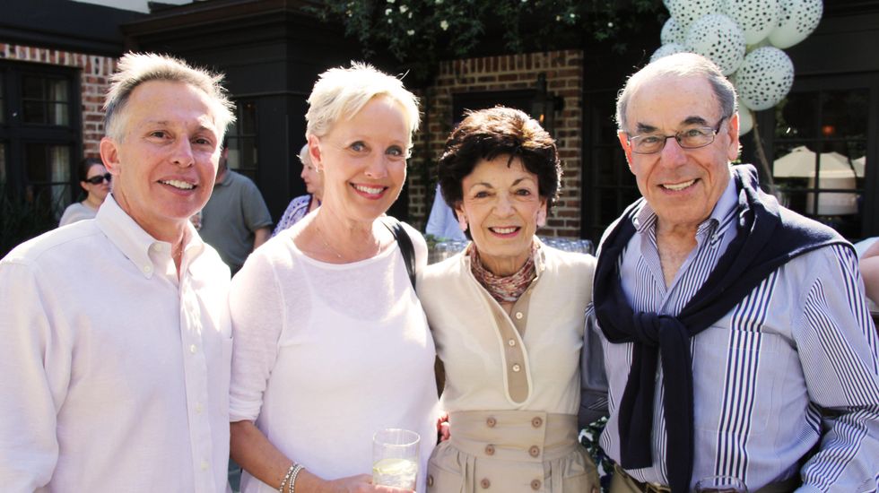20 Rick Barongi, from left, Diane Ledder and Anne and Stephen Kaufmann at Cheetah Conservation and The Houston Zoo Event March 2015
