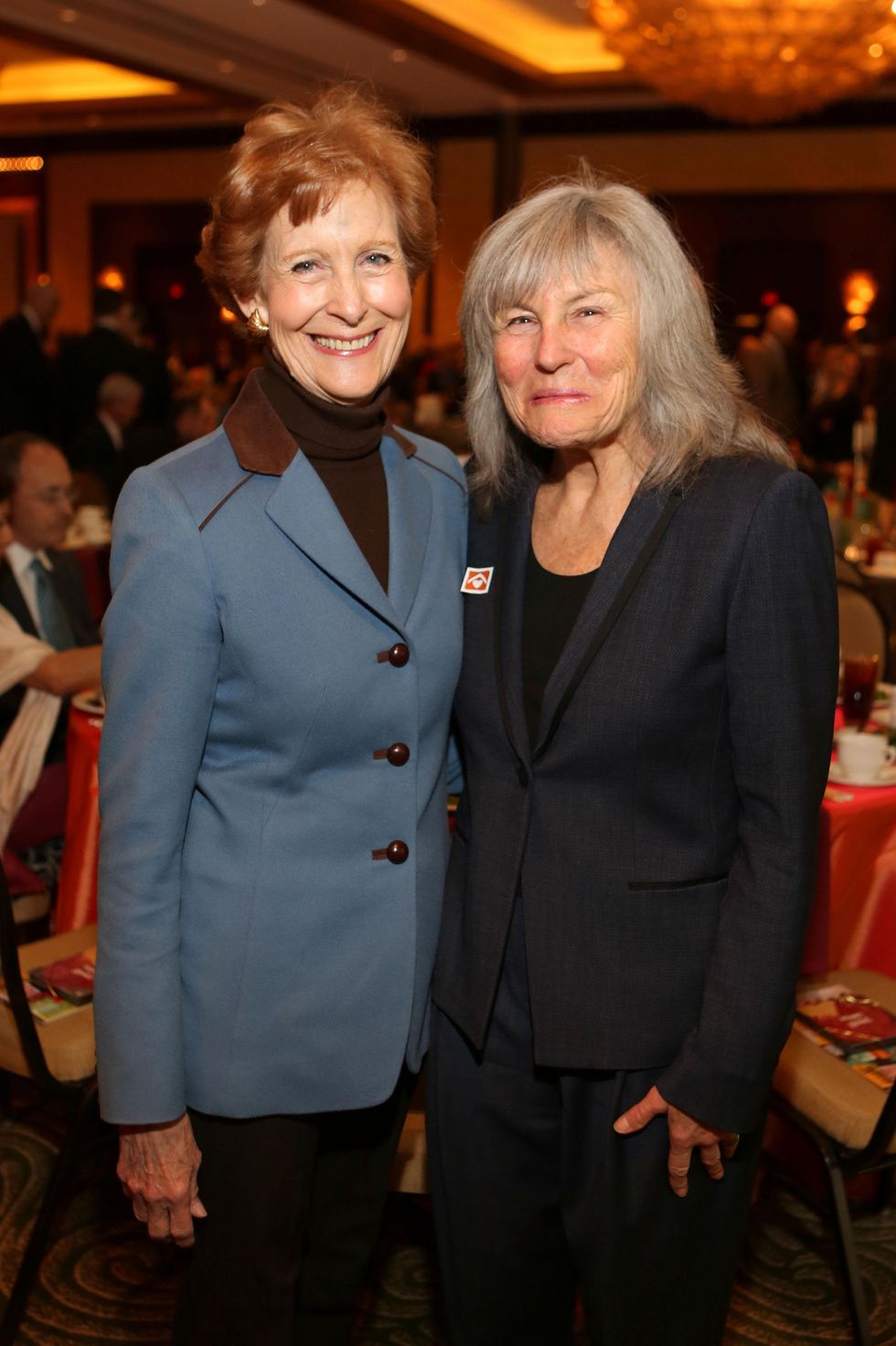 20 Susan Baker, left, and Roberta Achtenberg at the 1 Million Dollars lunch for Good February 2015