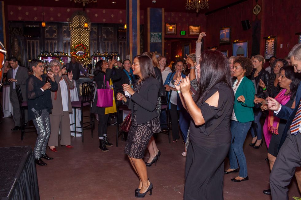 20 The crowd dancing at the Beat the Holiday Blues event December 2014
