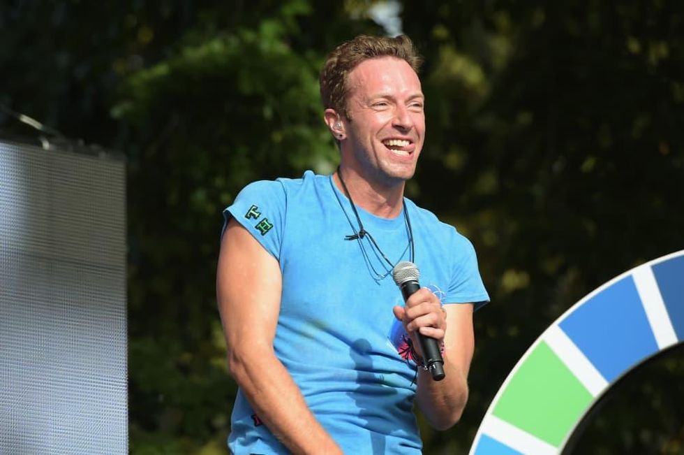 2015 Global Citizens Festival Coldplay Chris Martin