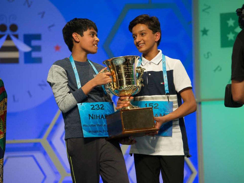 2016 Scripps National Spelling Bee Nihar Janga and Jairam Hathwar