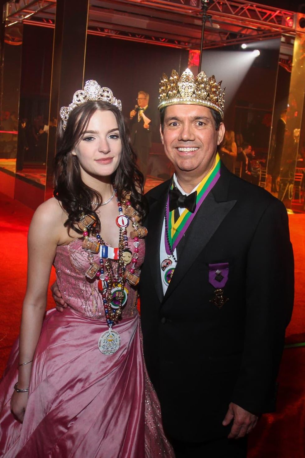 2022 San Luis Salute Queen Libbie Lee Ansell, King Frank Dominguez, III