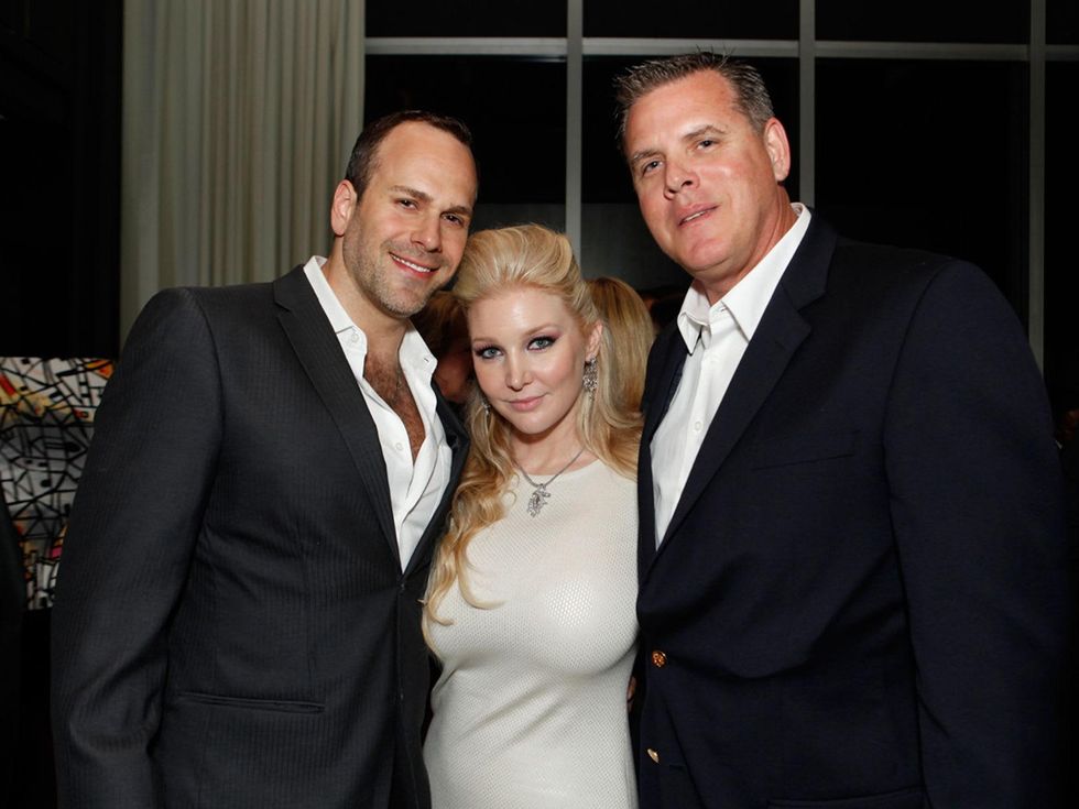 203 Jonathan Luke, from left, Magan Hunt and Patrick Carr at the STAGES Xanadu Gala April 2014