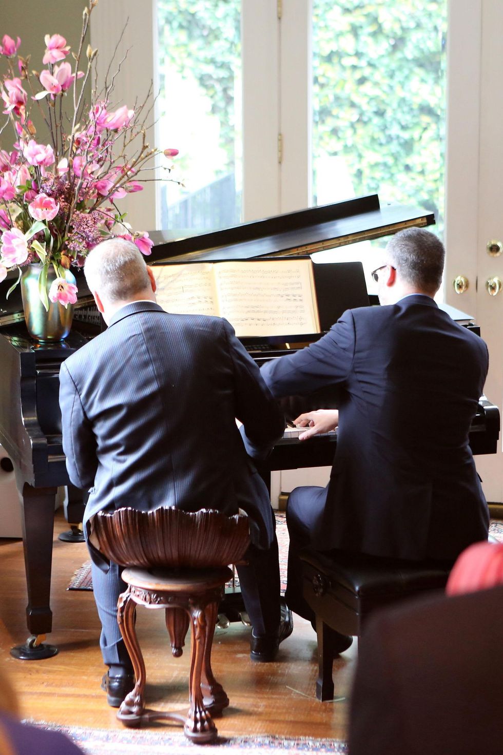 203 Patrick Summers, left, and NAME at the Houston Grand Opera Tea March 2015