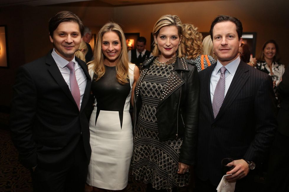 204 Carlos and Luvi Wheelock, from left, and Vanessa and Tony Sanchez at Catwalk for a Cure November 2013