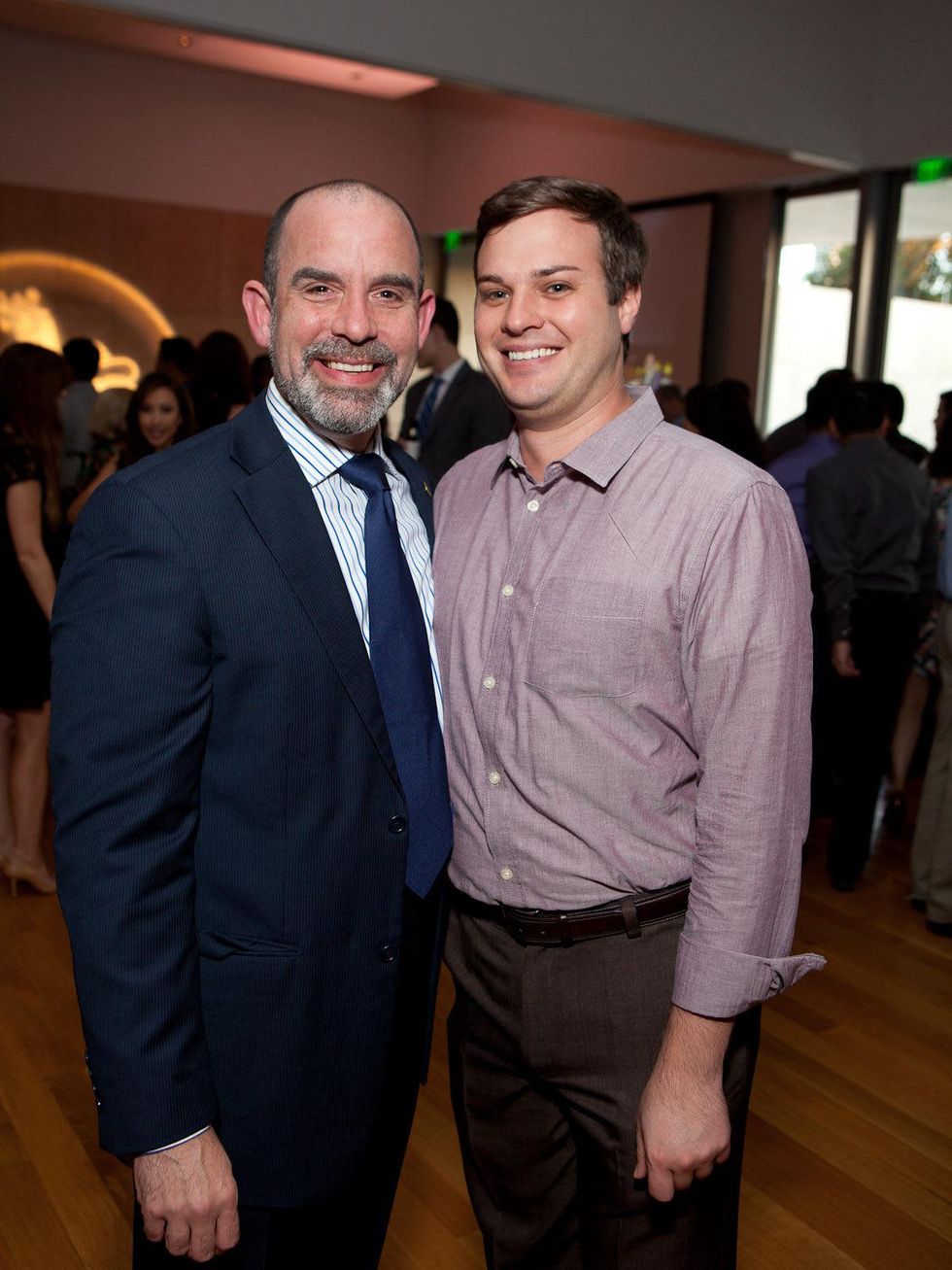 204 John Bradshaw Jr., left, and Travis Jenner at the Leo Bar relaunch party October 2013