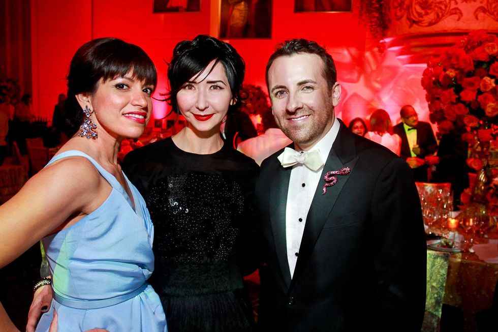 205 Sandra Manela, from left, Carrie Brandsberg-Dahl and Jeremy Garcia Houston Grand Opera Ball April 2015