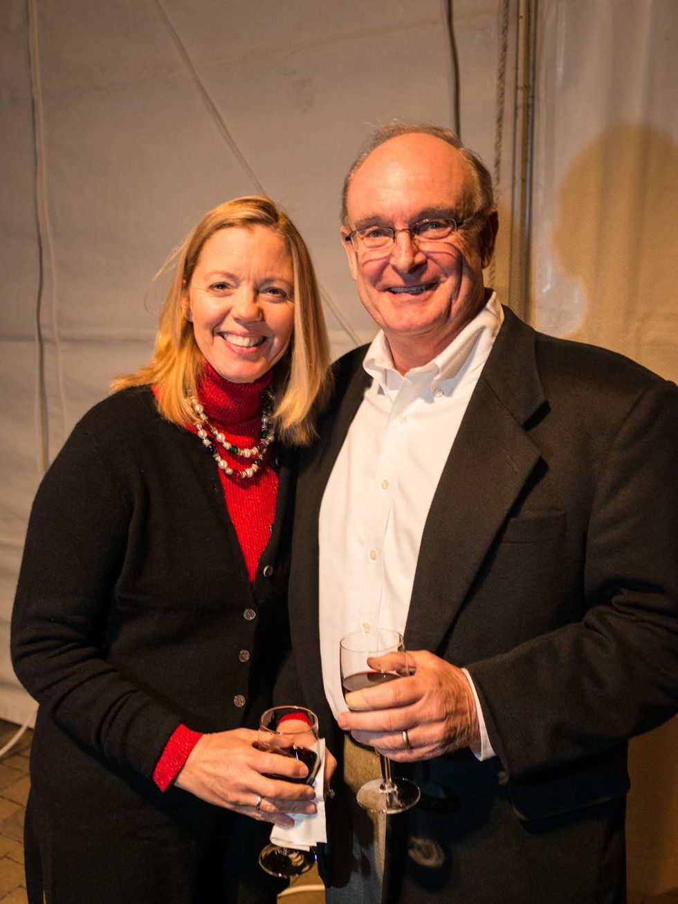 2057 22 Karen and John Vandy at the Joiner holiday party December 2013