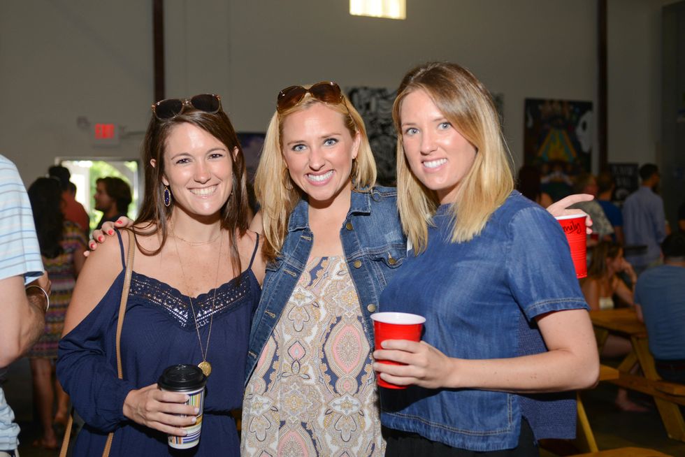21. Callie Anne Holland, from left, Emily Hanley and Sissy Shuffield at the Bayou Preservation Association Herons party June 2014