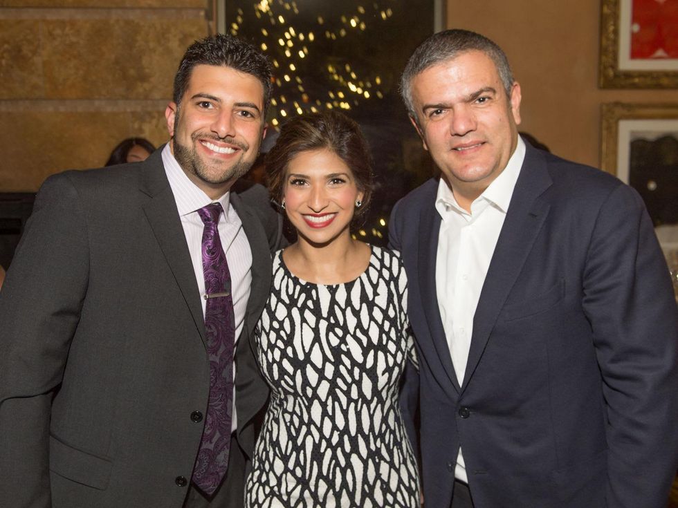 21 John and NAME David, from left, with Ricardo Guadalupe at the Hublot dinner party at Tony's October 2013