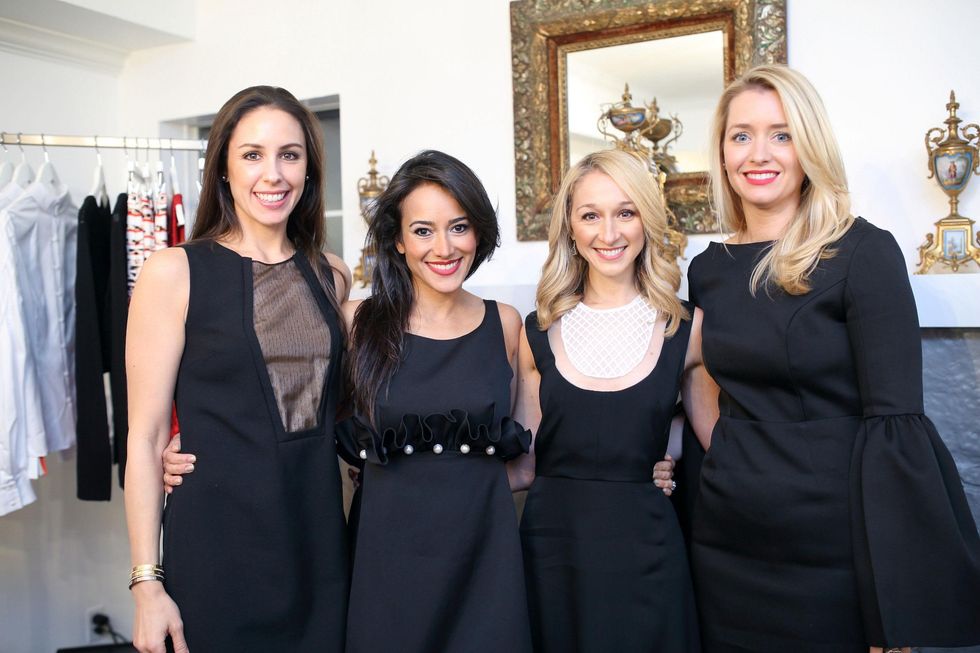 21 Lindsey Amiralai, from left, Maryam Afshari, Erin Stewart and Joyann King at the Baanou Grand Opening Party November 2014