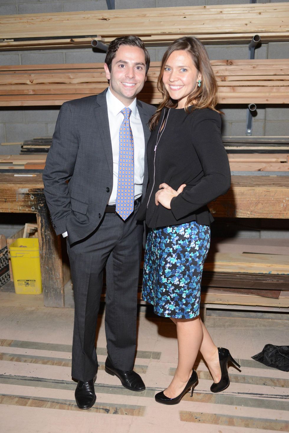 21 Marc Eichenbaum and Amanda Zimmerman at the Alley Theatre Young Professional Event - Dracula October 2014