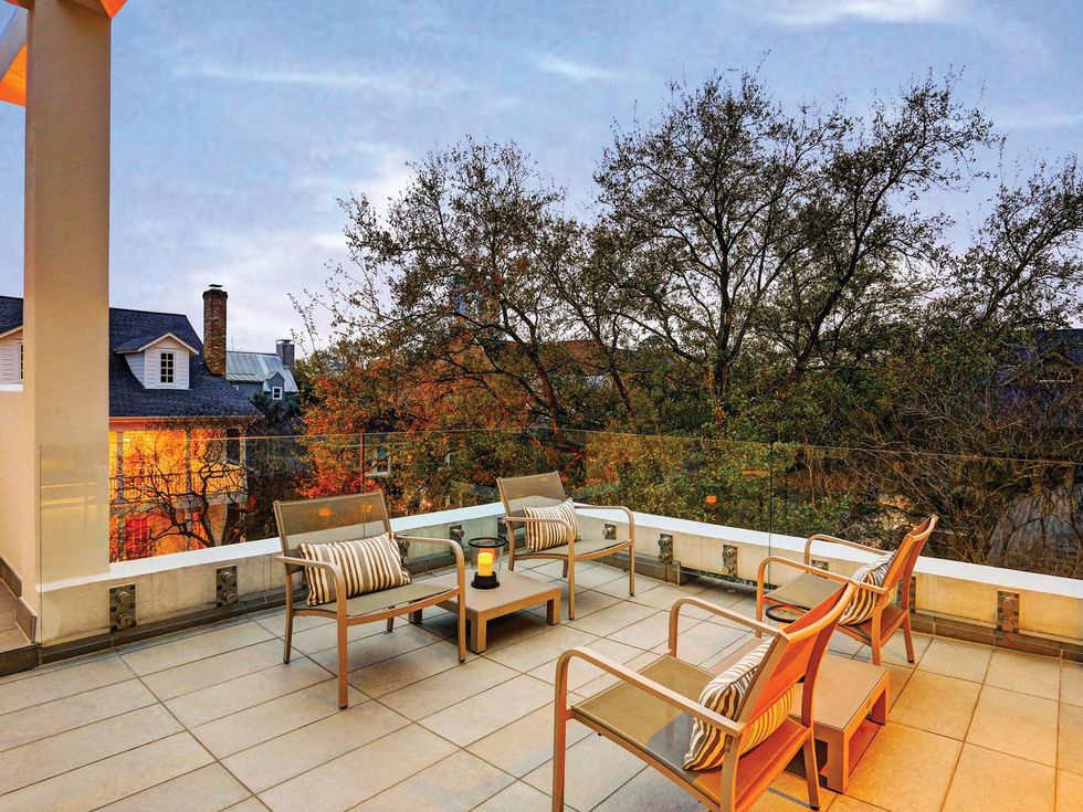 21 On the Market 2212 Salisbury St. River Oaks April 2015terrace sitting area with tree top views