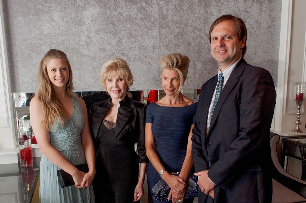 21 Princess Tatiana Galitzine, from left, Joanne King Herring, Duchess Catherine de Gramont and John Moore Jones