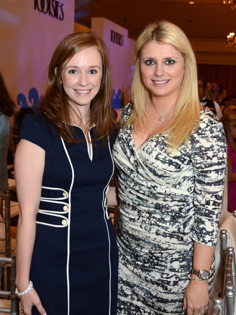 21, River Oaks tennis luncheon, April 2013 Nancy Mcevily, Christine Falgout