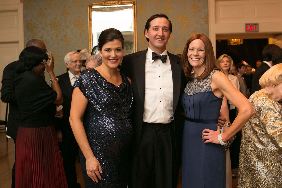 21 Summer and Jason Craig, left, with Maidie Ryan at the Junior League of Houston Gala February 2015