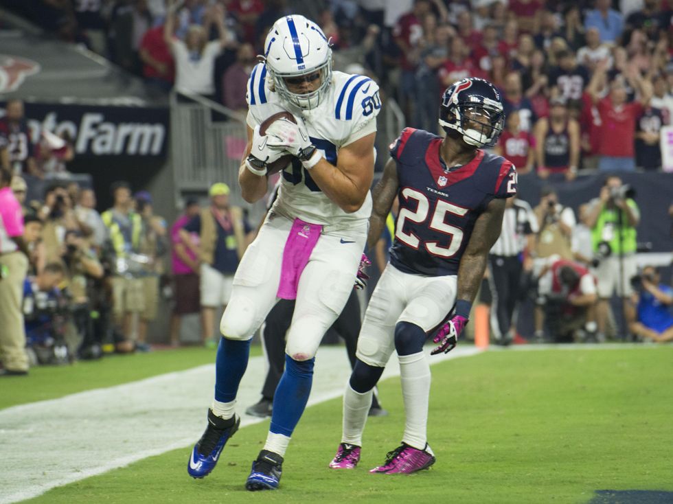 21 Texans vs. Colts October 2014 first half Colts 50 catch