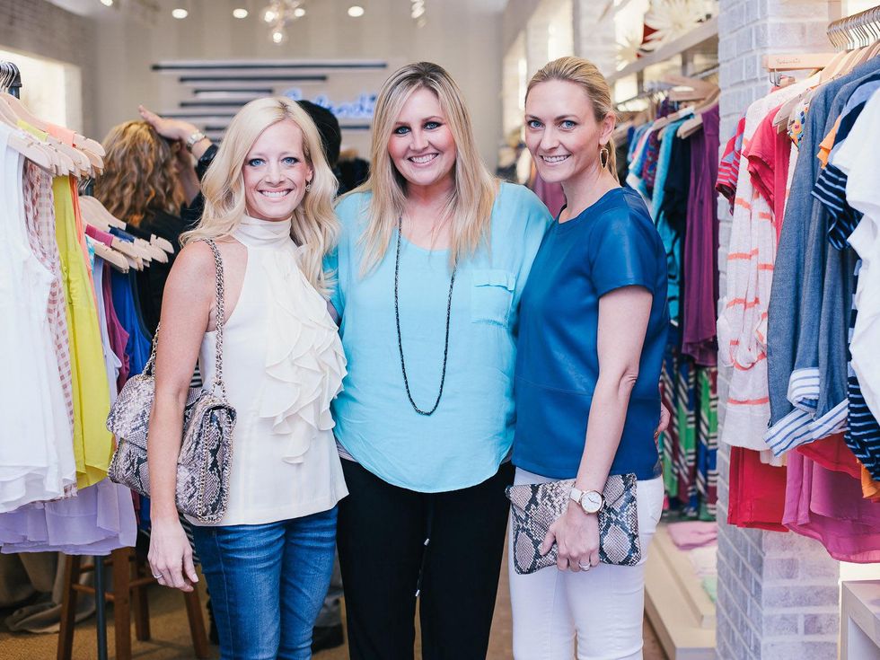 212 Splendid boutique party April 2013 Margaret Fitts, Meredith Riddle, Chandra Bonine