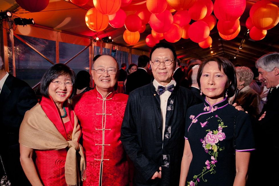 22 Elizabeth and James Tang, from left, and Thomas and Anna Au at the Asia Society Tiger Ball March 2015