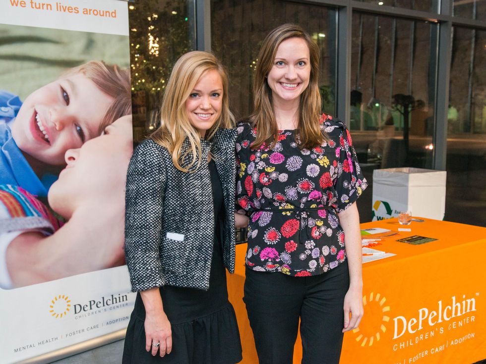 22 Ellen McCloskey, left, and Eliza Wright at the CultureMap Social at Gateway November 2014.