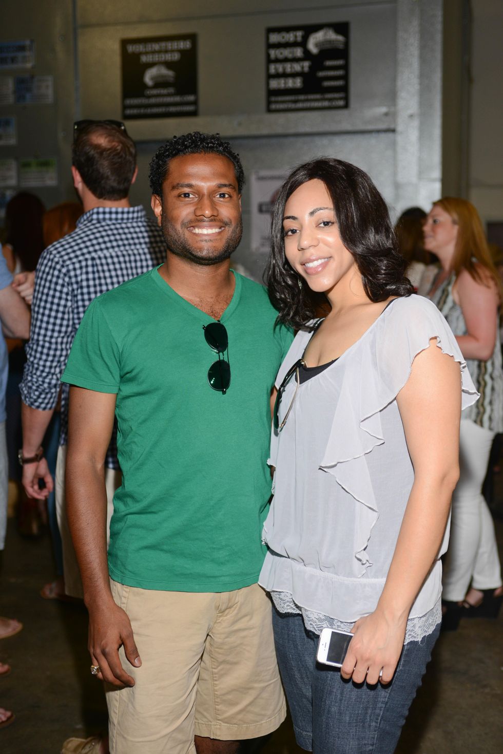 22. Felix Campos and Tiffany Abdullahi at the Bayou Preservation Association Herons party June 2014