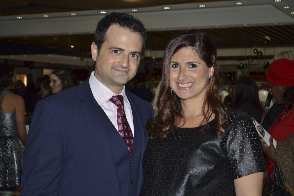 22 Gilad and Lisa Zadok at the Zadok Holiday Party December 2013
