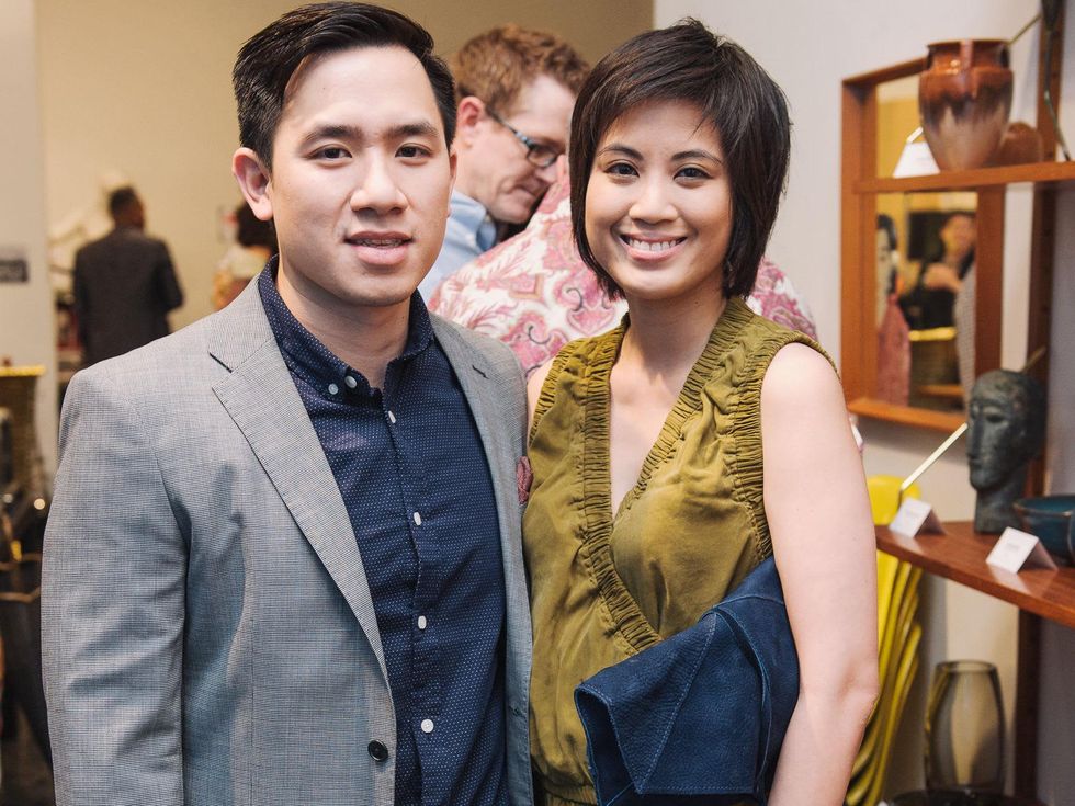 22 Houston Design Fair kick-off party April 2013 Khoa Tran, Trang Nguyen
