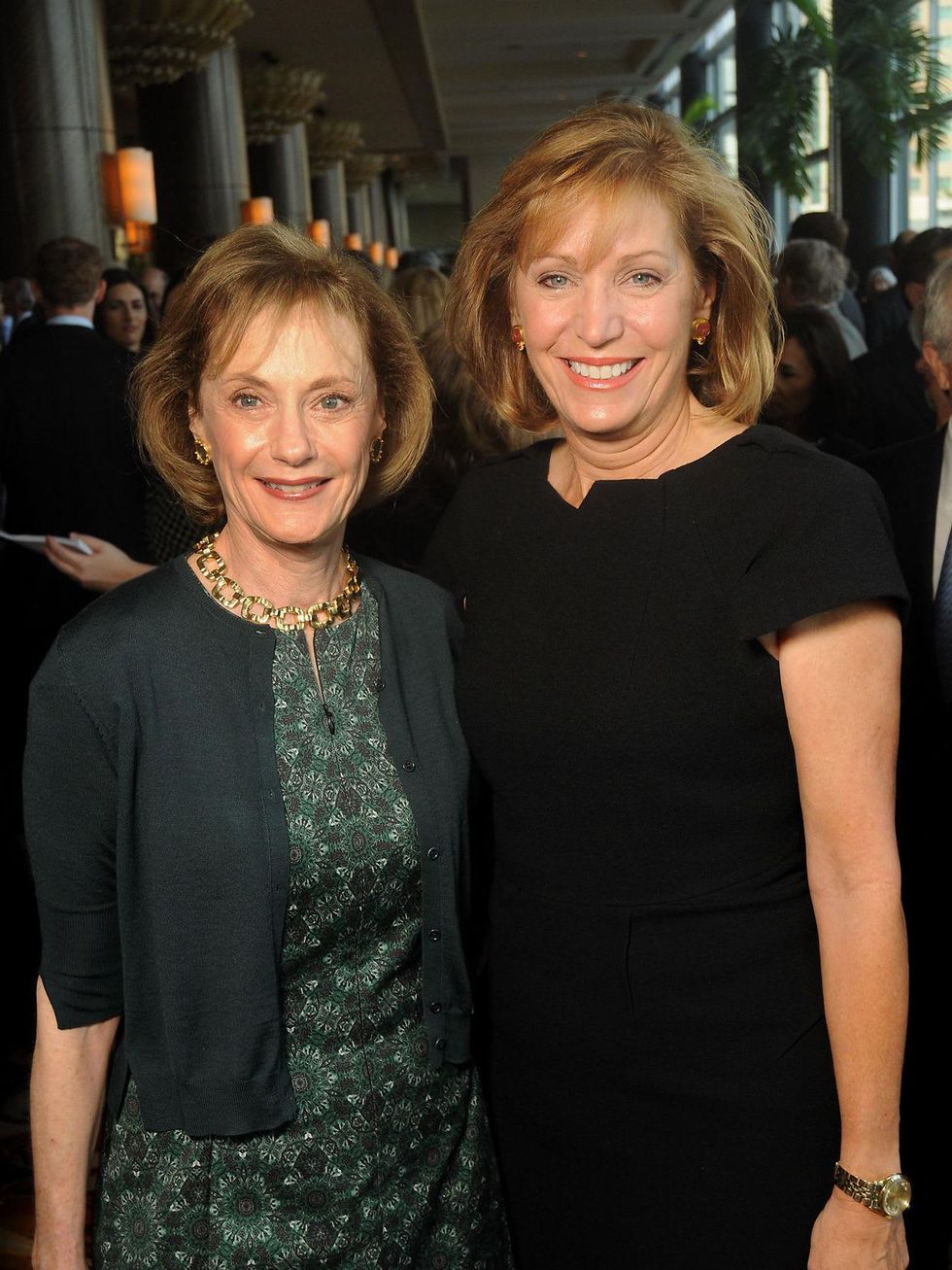 22 Jeri Shapiro, left, and Polly Bowden at the Guardian luncheon November 2013