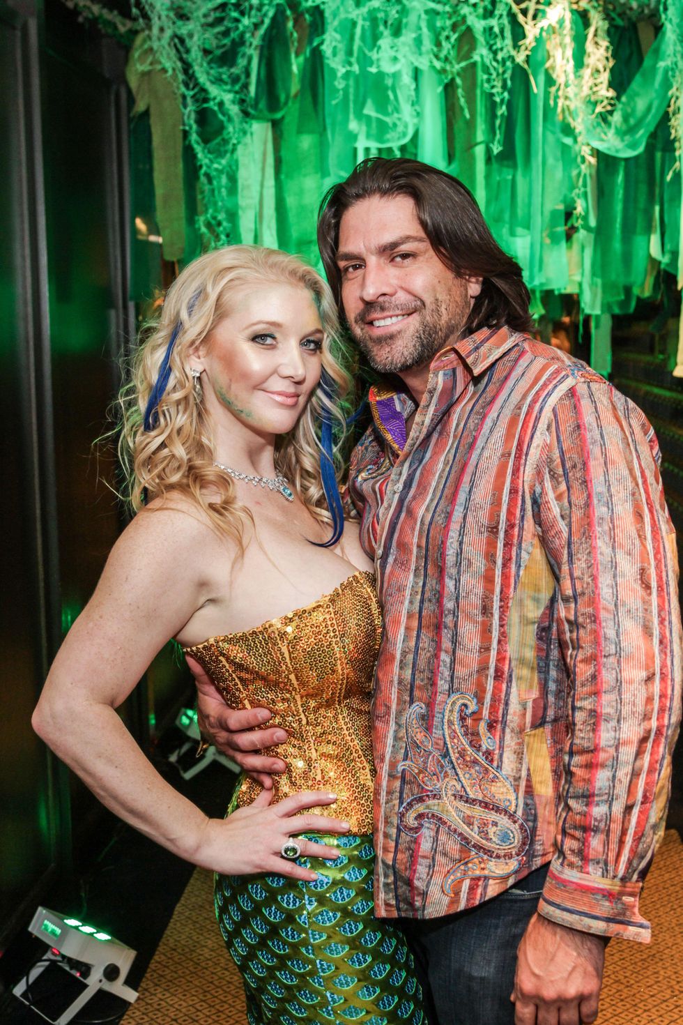 22 Magan M. Hunt and Jared Davis at The Patroleum Club Halloween party November 2014