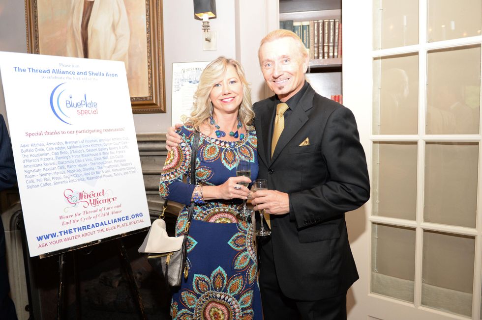 22 Michelle Fishtorn and Guy Yount at The Thread Alliance Blue Plate Special kick off April 2015
