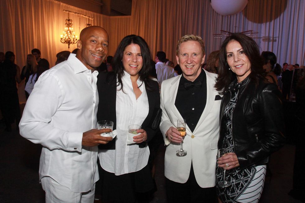 220 Sean and Shelley Wright, from left, with Rick and Shamine Pleczko at Lucinda Loya's birthday celebration February 2014.