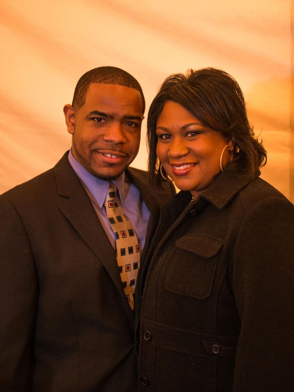 2214 62 Jeremiah and Lahonda Burton at the Joiner holiday party December 2013