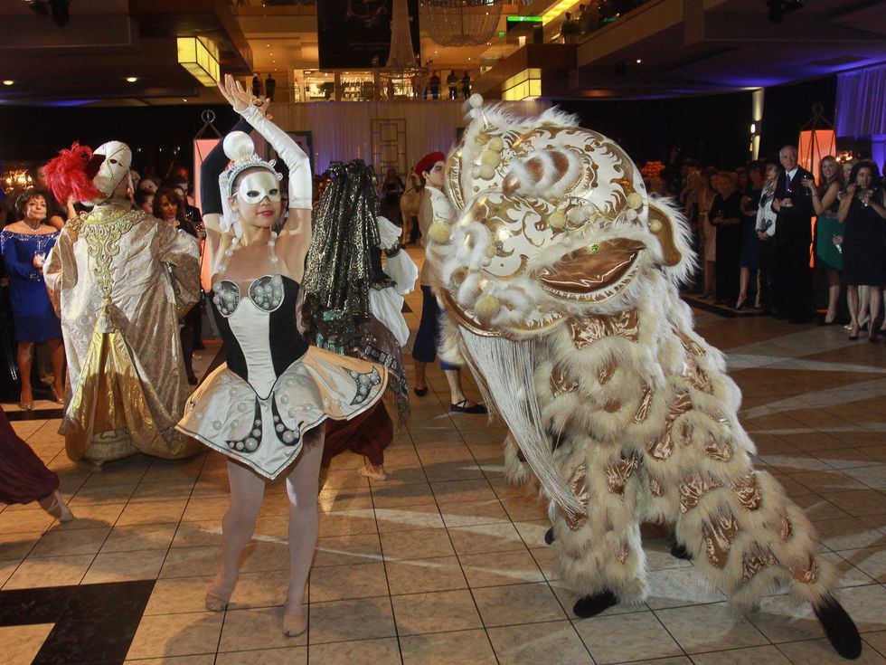 222 dancers at the Houston Ballet Carnan Properties party