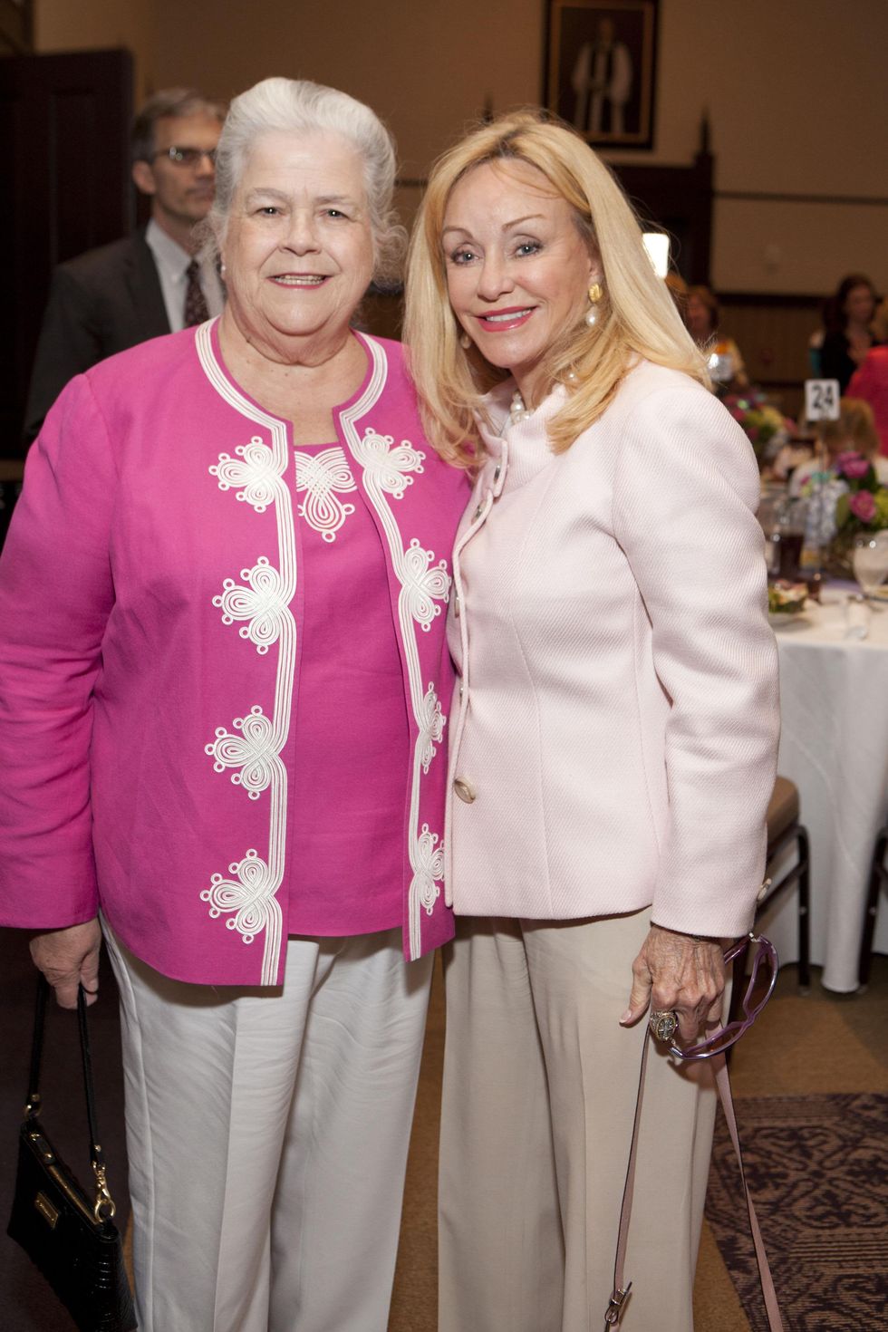 223 Pat Pontierre, left, and Judi McGee at the Hope and Healing Center luncheon May 2014