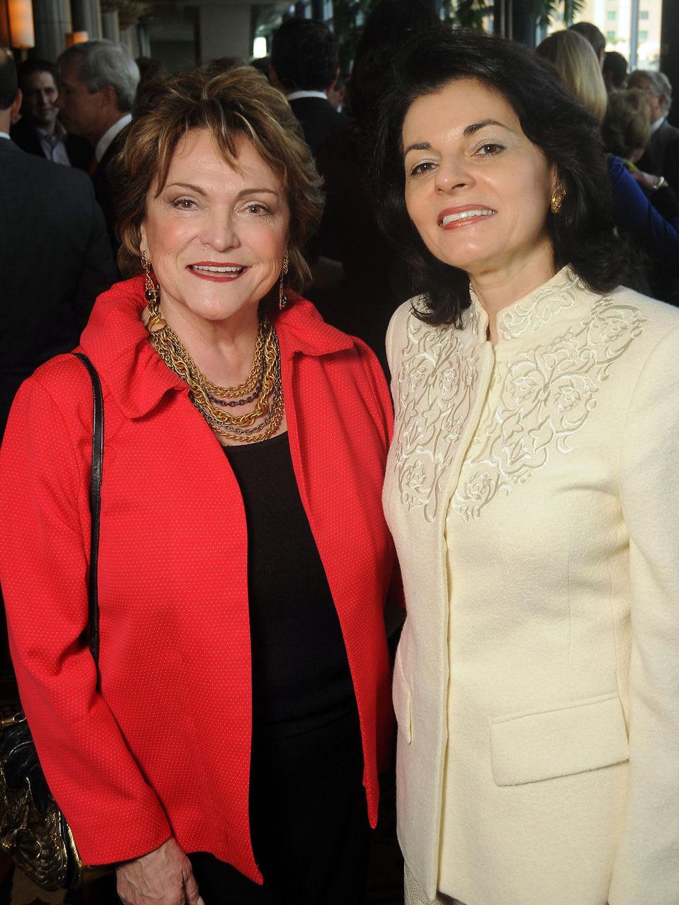 23 Beth Wolff, left, and Ursula Muenzel at the Guardian luncheon November 2013