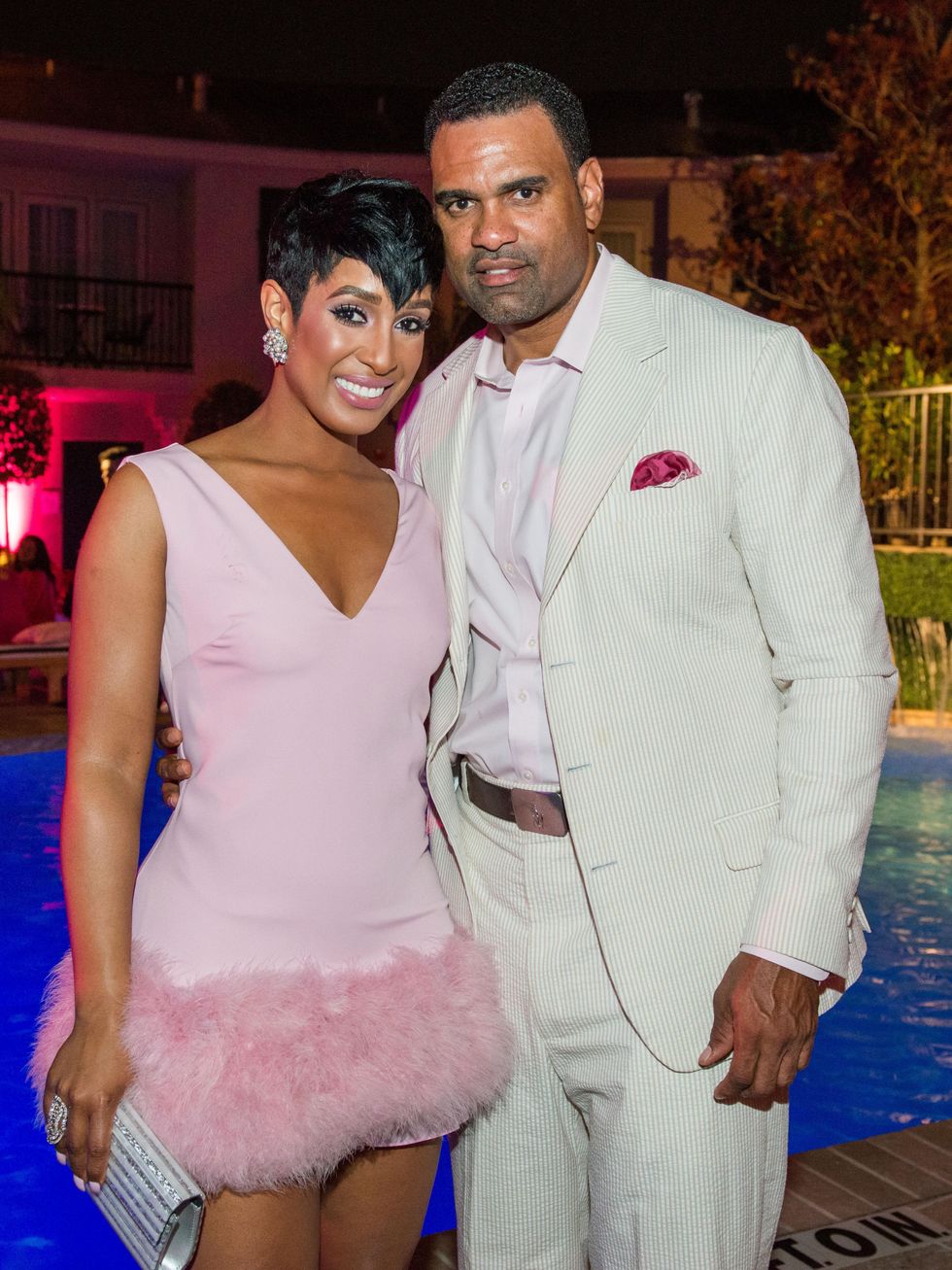 23 Brandi Holmes and Samuel Williamson at the Pink Party at Hotel ZaZa July 2014