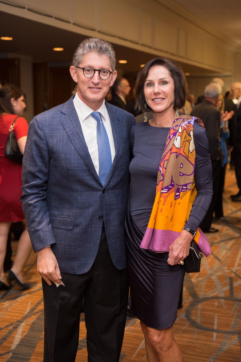 23 David and Heidi Gerger at the Guardian of the Human Spirit luncheon November 2014