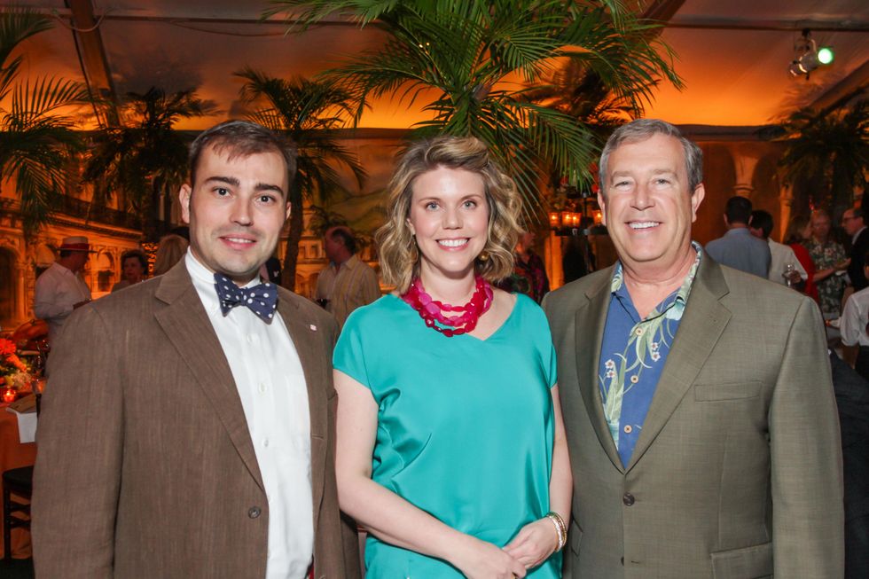 23 Ed Thayer, from left, Claudia Krisele and John Ambler at Trees of Houston Root Ball March 2015