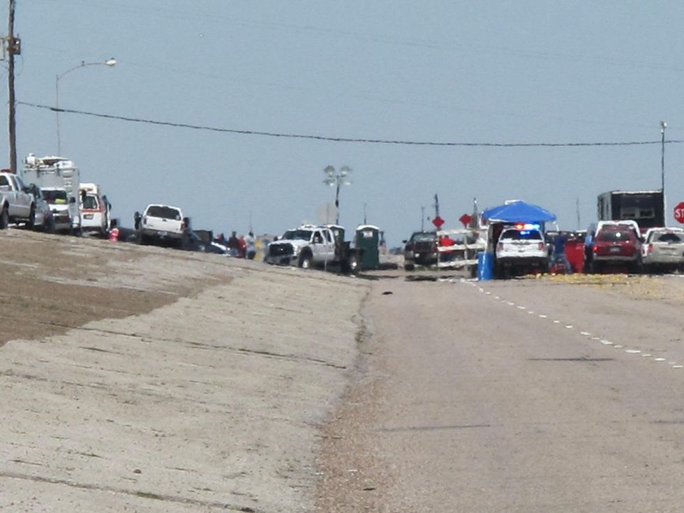 23. Katie Oxford Galveston oil spill March 2014 Final shot. Beyond the Blockade