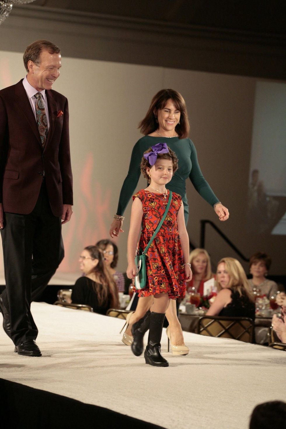 23 Neil Bush, from left, Emma Leger and Maria Bush at the Texas Children's Hospital Celebration of Champions luncheon October 2014