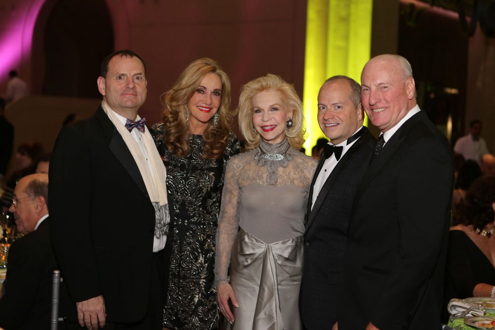 23 Perryn Leech, from left, Jana Arnoldy, Lynn Wyatt, Patrick Summers and John Scott Arnoldy at the HGO Concert of Arias February 2015