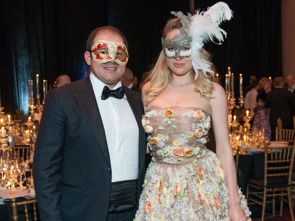 23 Phillip and Lori Sarofim Masks at the Houston Ballet Ball February 2015