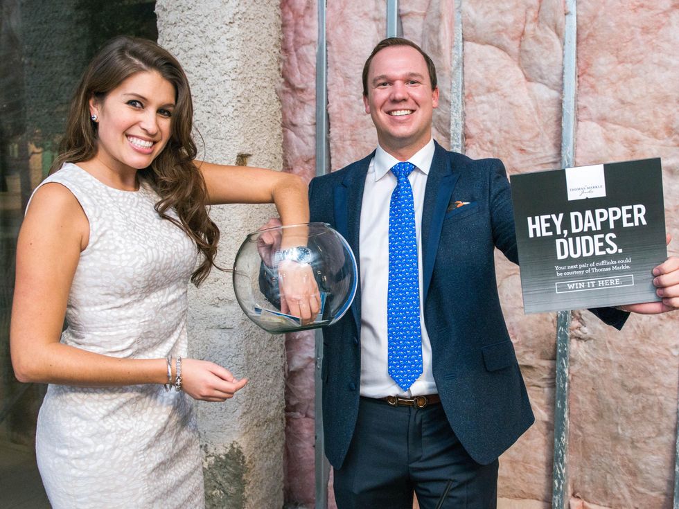 23 Salice Sanders and Phil Markle at the CultureMap Social at Gateway November 2014