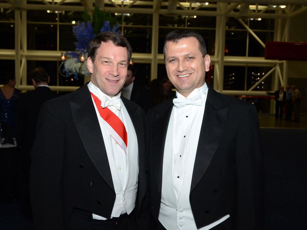 238 Cemalettin Aydin, left, and Blake Samuel at the Consular Ball October 2013
