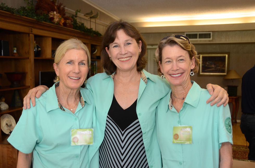 24 Bonner Ball, from left, Virginia Sewell and Anne Thomson at the Backpack Buddies sport shooting event September 201